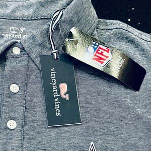 NWT Vineyard Vines Dallas Cowboys Pina Cotton Men’s Polo w/$115 tags